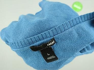 niebieski sweter hm: H&M, Sweter damski, rozmiar L — 5