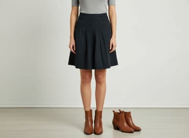 czarne spódniczka rozkloszowane: Vero Moda, Spódnica damska, M — 7