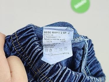 pyjamas h: Spodnie jeansowe, 6-9 miesięcy, stan - Bardzo dobry — 4