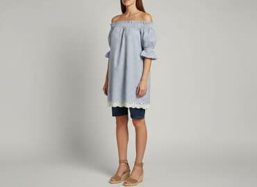 biała sukienka na jedno ramię zara: Zara, Sukienka damska, rozmiar S — 1