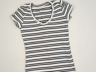 golfy w paski: T-shirt for men, size S — 1