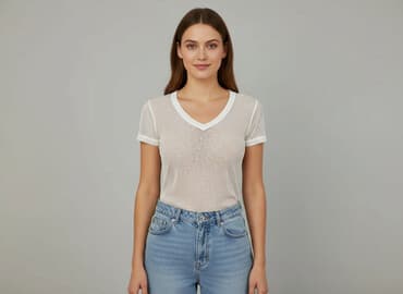 siateczkowy t shirty: T-shirt damski, rozmiar S — 1