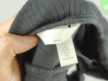 czarne body z długim rękawem h m: H&M, Bluzka damska, rozmiar L — 4