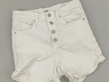 szorty jeansowe damskie szare: Denim, Szorty damskie, rozmiar L — 1