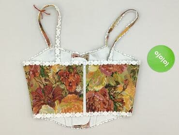 top z piórami czarny: Top damski, L — 4