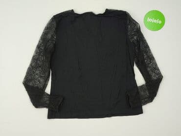 czarne bluzki z chokerem: Marks & Spencer, Bluzka damska, XL — 3