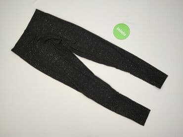 rajstopy czarne ze srebrną nitką: Esmara, Legginsy Sportowe damskie, rozmiar S — 3