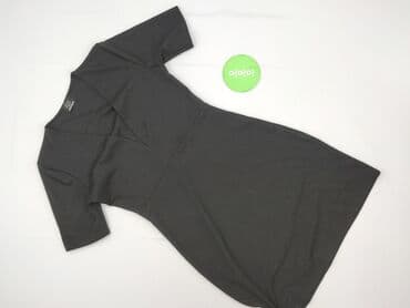 czarna sukienka ze srebrnymi dodatkami: Zara, Sukienka damska, M — 2