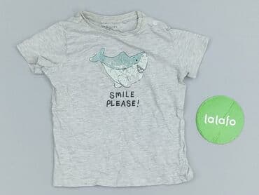 pomaranczowe spodnie dresowe: T-shirt, Sinsay, 2-3 years, 92-98 cm, condition - Very good — 2