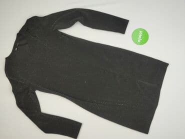 czarna sukienka z długim rękawem sinsay: Sinsay, Sukienka damska, rozmiar XL — 2