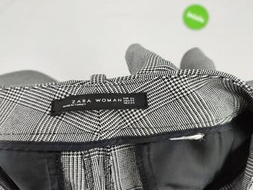 garnitur damski butelkowa zieleń zara: Zara, Spodnie materiałowe damskie, rozmiar XS — 4