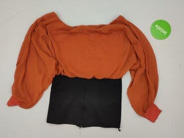 bluzki damskie pomarańczowa: Bluzka damska, rozmiar S — 3