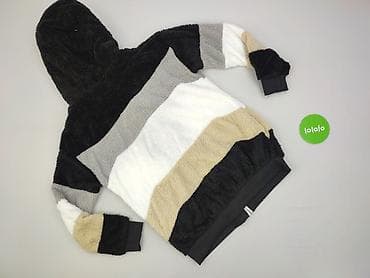 niebieska bluza pull and bear: Teddy, Bluza z kapturem damska, rozmiar XL — 3
