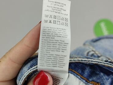 krótkie spodenki z dzinsów: Pieces, Szorty damskie, rozmiar S — 5