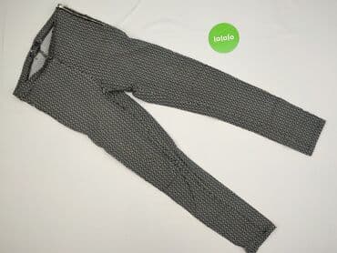 spodnie czarne materiałowe damskie: House, Spodnie materiałowe damskie, rozmiar M — 2