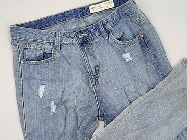 silver jeans spodnie: Esmara, Jeansy damskie, rozmiar M — 1