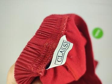 czerwona sukienka pull: Classic, Spodnie materiałowe damskie, rozmiar L — 4
