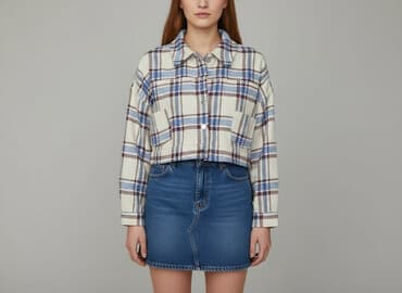 kurtka koszulowa z frędzlami: Women`s shirt, size S — 1