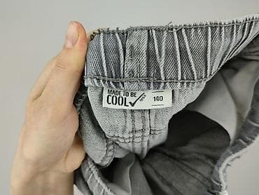 dresy z majtkami: Spodnie jeansowe, KIK, 10 lat, 140, stan - Idealny — 4