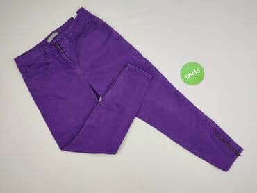fioletowe jeansy damskie: Marks & Spencer, Jeansy damskie, rozmiar M — 2