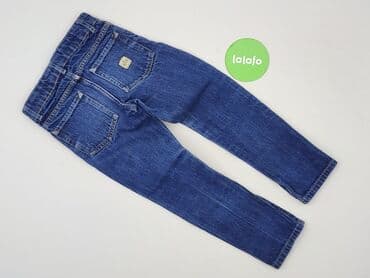 kurtka jeansowa ze sciagaczem: Spodnie jeansowe, 5-6 lat, 128, stan - Idealny — 3
