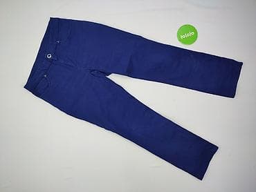 kargo spodnie: Granatowe spodnie damskie Laura T. Classic, rozmiar 38 - Fason — 2