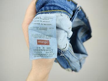 pull bear trencz: Wrangler, Jeansy dla mężczyzn, rozmiar L — 4