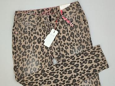 leopard print jeans: Jeansy damskie, rozmiar L — 1