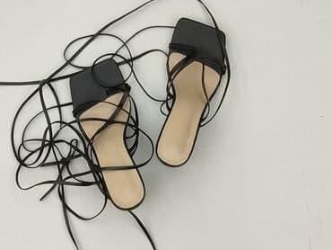 czerwone sandały na słupku ccc: Sandały damskie, rozmiar 40 — 2