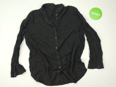 bluzka z dlugim rekawem czarna: Koszula damska, rozmiar L — 2
