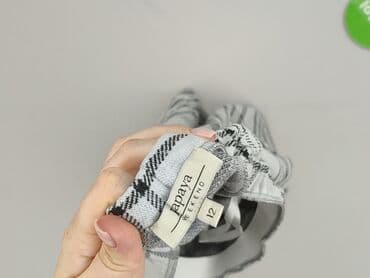 czarne spódnice w kratę: Papaya, Spódnica damska, rozmiar L — 4