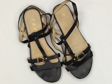 sandały płaskie z kamieniami: Sandals for women, size 41 — 1