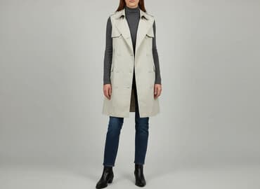 kamizelka damska massimo dutti: MNG Suit, Trencz damski, rozmiar M — 1