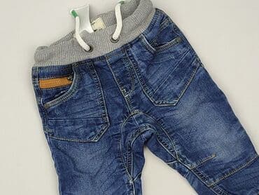 name it kombinezon softshell: Spodnie jeansowe, Next, 9-12 miesięcy, stan - Idealny — 1