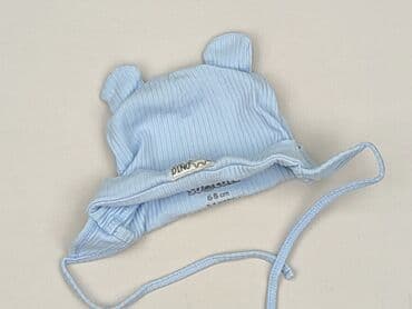 sukienka w pepitkę h: Cap, 3-6 months, condition - Very good — 1