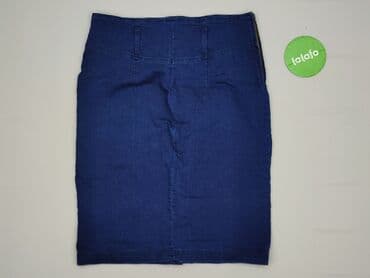 spódniczka dżinsowe z wysokim stanem: Beloved, Spódnica damska, rozmiar L — 2