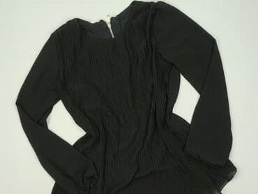 czarne bluzki z szyfonowymi rękawami: Bluzka damska, rozmiar S — 1