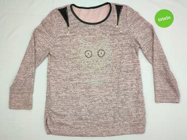 sweter piórkowy na drutach: Bluzka damska, rozmiar XL — 2