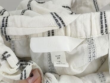 białe spodenki damskie hm: H&M, Szorty damskie, rozmiar M — 4