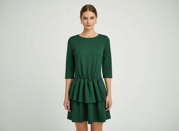 sukienka z marszczeniami na brzuchu: Sukienka damska, rozmiar One size — 1