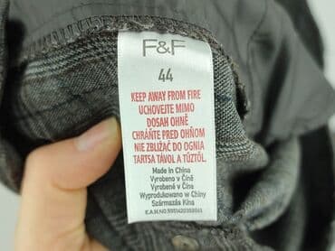 spodnie od piżamy w kratę damskie: F&F, Spodnie materiałowe damskie, rozmiar 2XL — 5