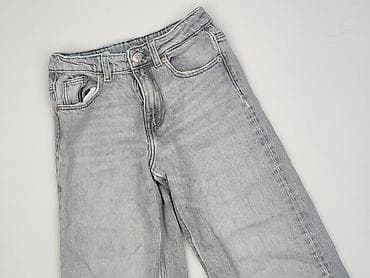 spodnie stradivarius cargo: Spodnie jeansowe, Zara, 9 lat, 128/134, stan - Bardzo dobry — 1