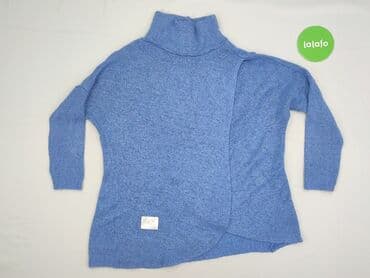 sweter piórkowy na drutach: Sweter damski, rozmiar 3XL — 2