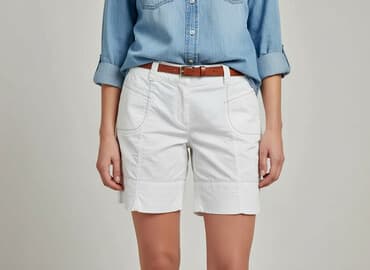 krótkie spodenki w pracy a bhp: Szorty damskie, rozmiar L — 7