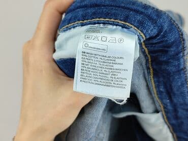 podarte jeansy: H&M, Dungarees for women, size S (EU 36) — 6