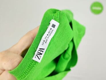 zielone t shirty zara: Zara, Damska koszulka polo, rozmiar M — 5