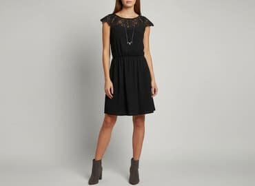 sukienka czarna 152: Sukienka damska, rozmiar S — 6