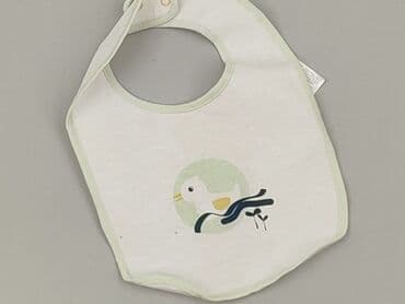 część ubrania dziecięcego: Baby bib, color - White, condition - Very good — 1