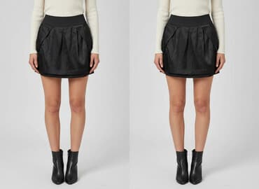 mini spódniczka czarne: Wybierz, Spódnica damska, rozmiar M — 6