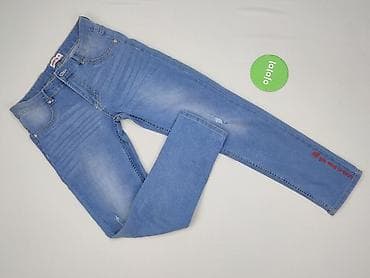t shirt z sercem: Spodnie jeansowe, Young Style, 11 lat, 146, stan - Bardzo dobry — 2